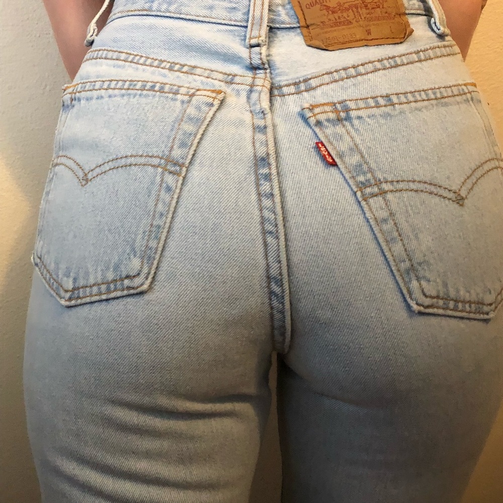 Levi's Light Blue Straight Leg Jeans